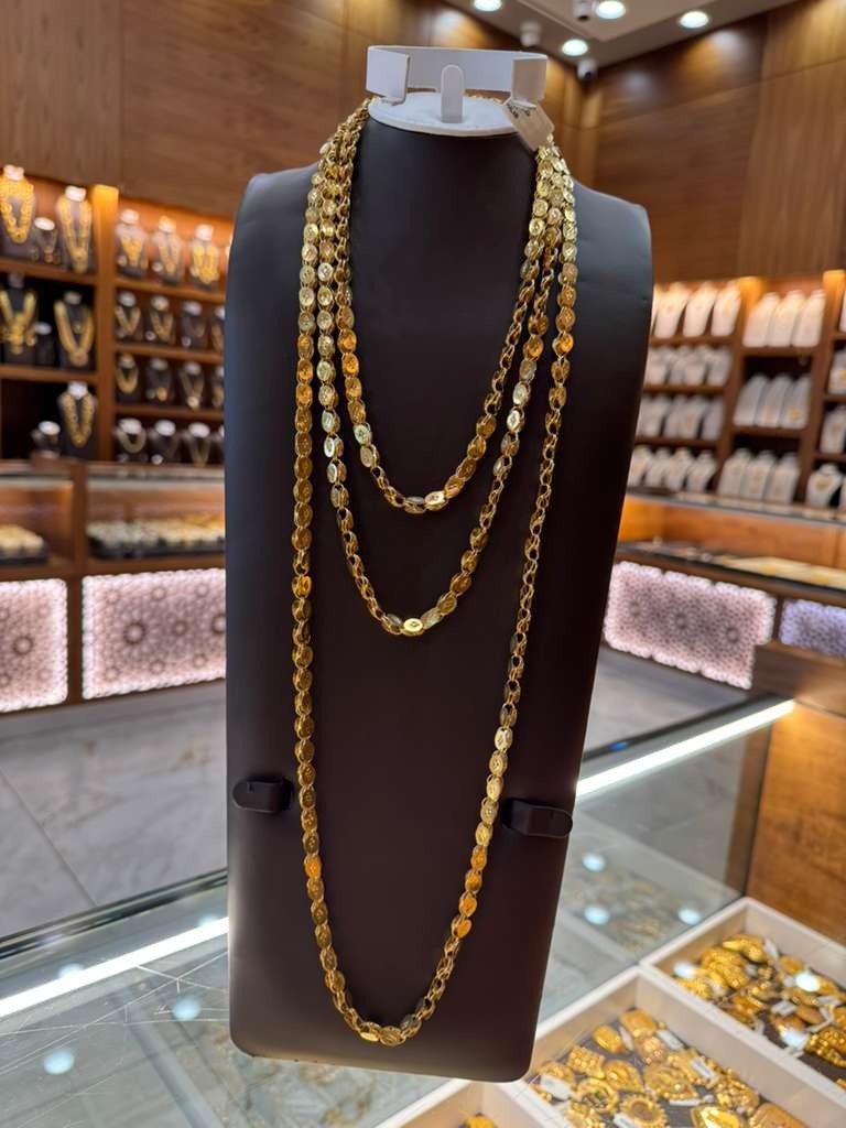 21K Gold Long Necklace - SW30489